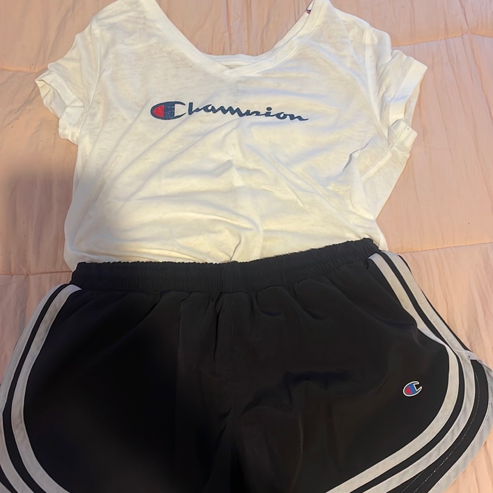 Champion Shorts, has a matching shirt bundle for $11!